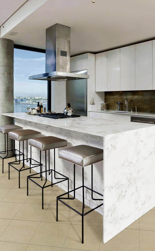Quartz Stone M02 Statuario