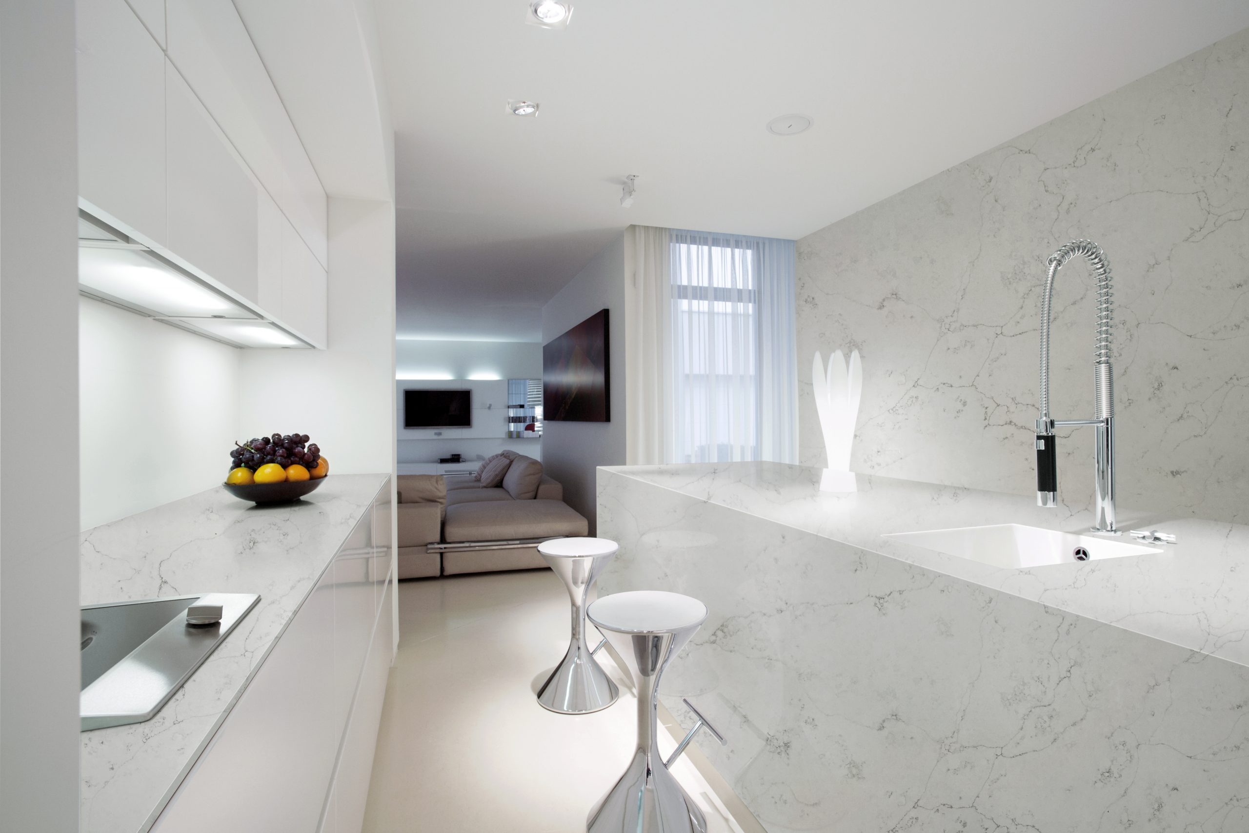 Quartz Stone M53 Carrara Nueva - Image 2